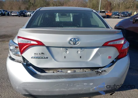 2015 Toyota Corolla S из США, поврежденный, VIN 2T1BURHE4FC271983